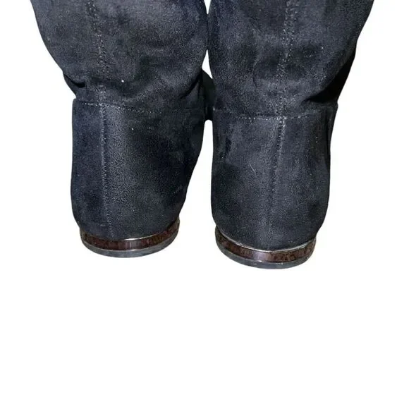 Jessica Simpson Womens Gilia Black Riding Boots Shoes 8.5 Medium (B,M) - Picture 4 of 6